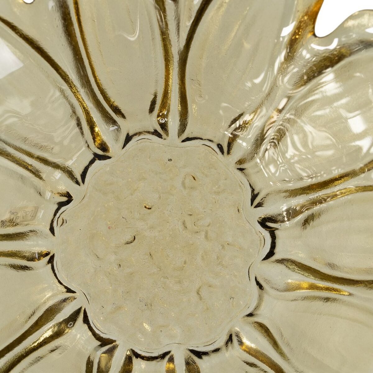 Middenstuk Olijf Kristal 28 x 28 x 10,5 cm